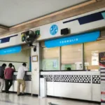 Tangkapan layar meja layanan di Samsat Ciputat, serta informasi gerai Samsat pembantu / Foto : Juno