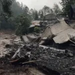 Tangkapan Layar Kondisi Wisata Guci Kabupaten Tegal setelah dihantam banjir / Foto : Itsma Imdadul. M