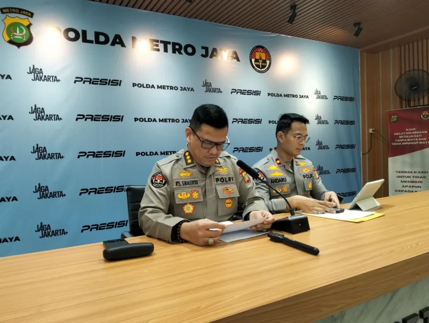 Kasubbid Penmas Bidhumas Polda Metro Jaya, Kombes Reonald Simanjuntak Saat Menggelar Konferensi Pers/ Dok. TB