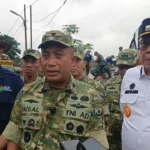 Komandan Korem 052/Wijayakrama, Brigjen TNI Faisal Rizal didampingi Walikota Tangsel/ Dok. TU