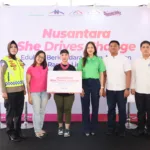 Kegiatan Nusantara She Drives Change di Rest Area KM 7 Tol BSD, Sabtu (25/4/2026). Kegiatan ini menjadi bagian dari program Corporate Social Responsibility (CSR) / Foto : Istimewa