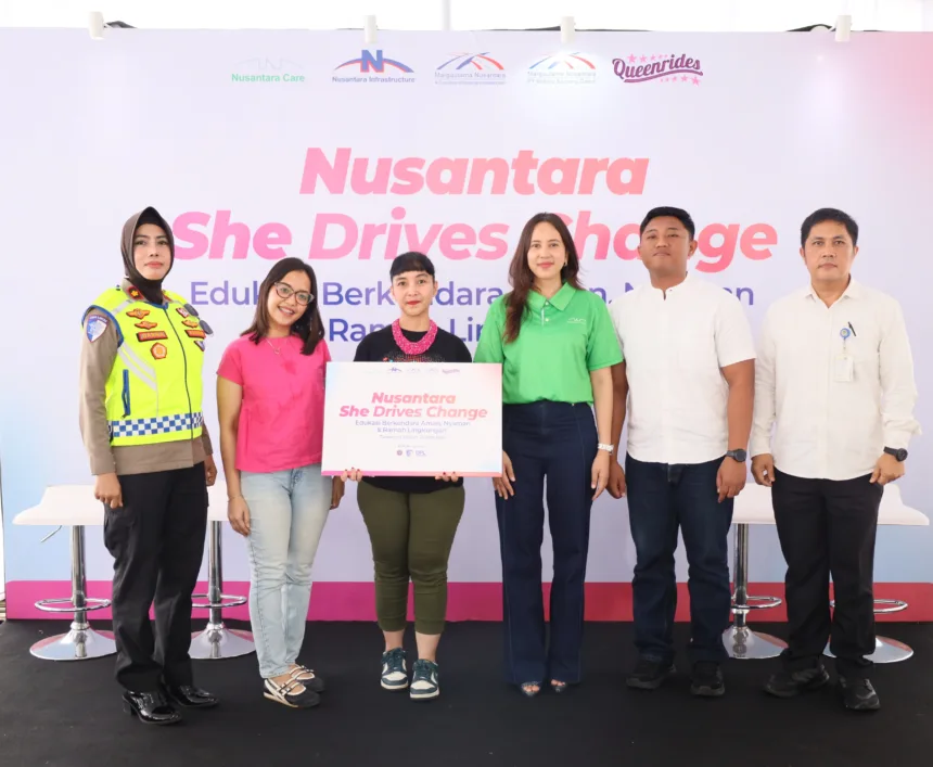 Kegiatan Nusantara She Drives Change di Rest Area KM 7 Tol BSD, Sabtu (25/4/2026). Kegiatan ini menjadi bagian dari program Corporate Social Responsibility (CSR) / Foto : Istimewa