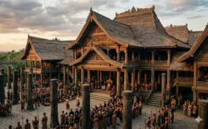 Ilustrasi Mengunakan Kecerdasan Buatan, Terkait Gambaran Istana 'Dayo' / Dok. TU