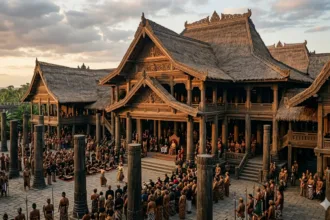 Ilustrasi Mengunakan Kecerdasan Buatan, Terkait Gambaran Istana 'Dayo' / Dok. TU