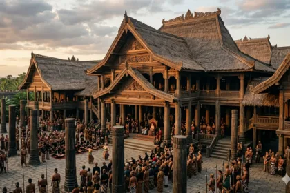 Ilustrasi Mengunakan Kecerdasan Buatan, Terkait Gambaran Istana 'Dayo' / Dok. TU