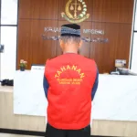 Maskuri alias Pakde (63), terpidana kasus pencabulan anak di Pamulang, Saat Konferensi pers di Kejati Banten / Foto : Istimewa