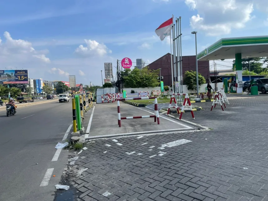 Titik Lokasi yang Dikeluhkan Warga Karena Adanya Penyempitan Jalan / Dok. TU