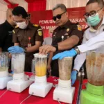 Sejumlah Barang Bukti Narkotika yang Dimusnahkan Oleh Kejaksaan Negeri Tangerang Selatan/ Dok. TU