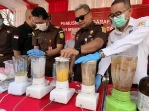 Sejumlah Barang Bukti Narkotika yang Dimusnahkan Oleh Kejaksaan Negeri Tangerang Selatan/ Dok. TU