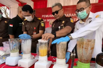 Sejumlah Barang Bukti Narkotika yang Dimusnahkan Oleh Kejaksaan Negeri Tangerang Selatan/ Dok. TU